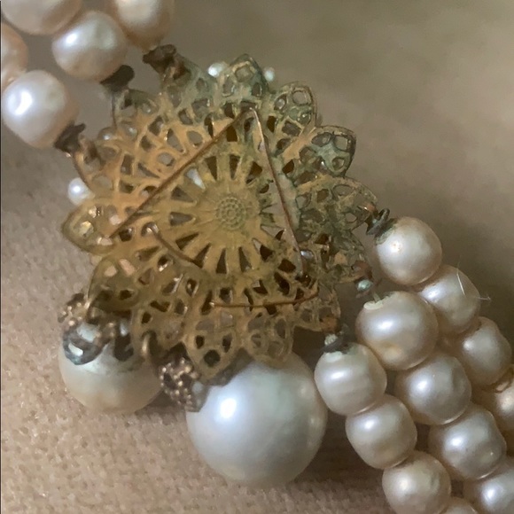Antique pearl necklace choker - Picture 6 of 6